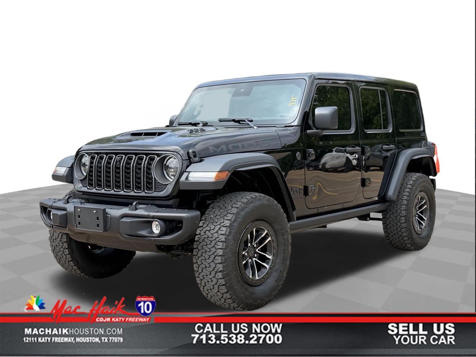 Black Clearcoat 2026 Jeep Wrangler SUV / Crossover Four-Wheel Drive 8-Speed Automatic