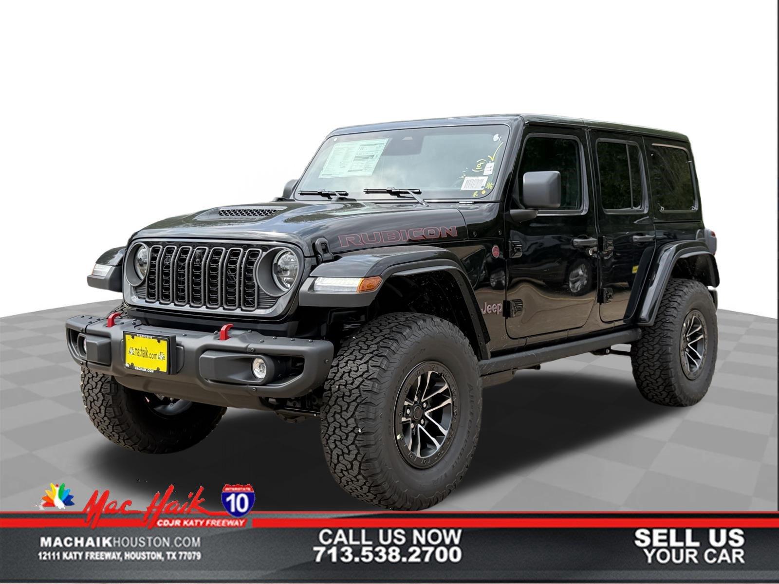 Black Clearcoat 2026 Jeep Wrangler SUV / Crossover Four-Wheel Drive 8-Speed Automatic