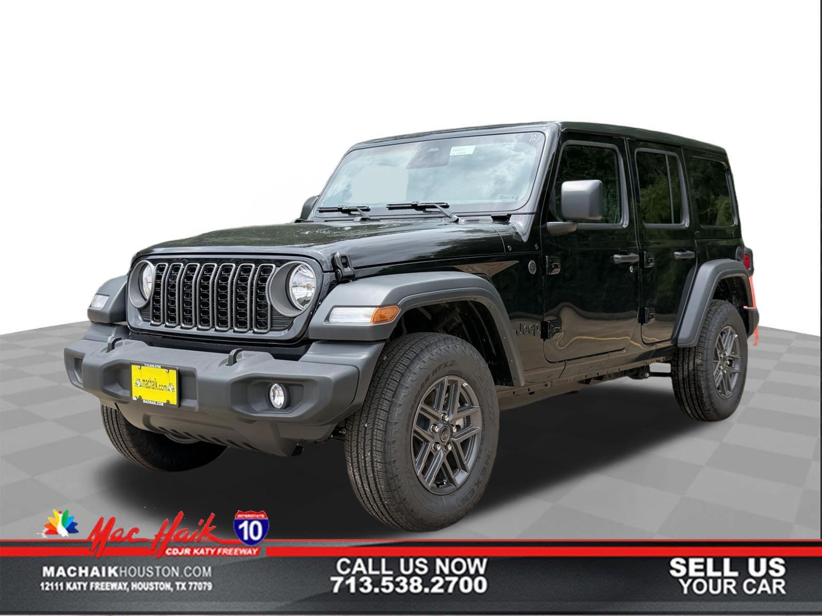 Black Clearcoat 2026 Jeep Wrangler SUV / Crossover Four-Wheel Drive 8-Speed Automatic