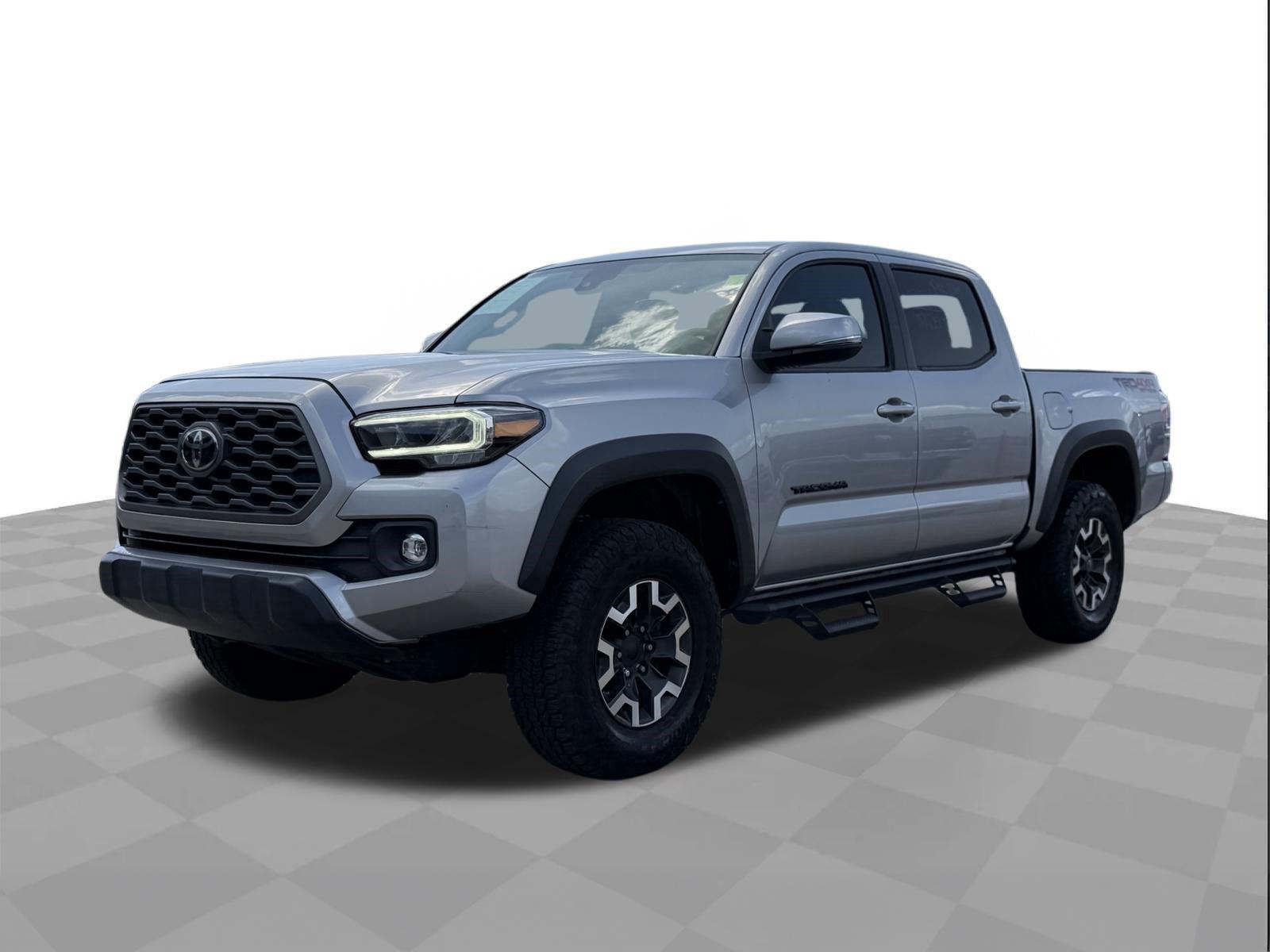 Silver Sky Metallic 2021 Toyota Tacoma Pickup Truck Four-Wheel Drive Automatic