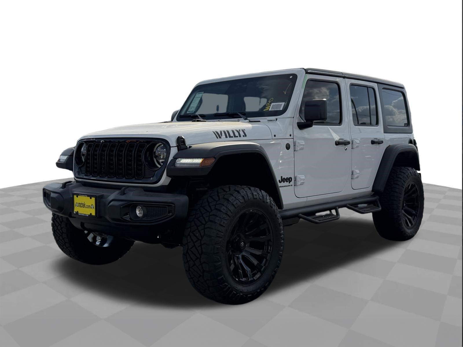 Bright White Clearcoat 2026 Jeep Wrangler SUV / Crossover Four-Wheel Drive 8-Speed Automatic