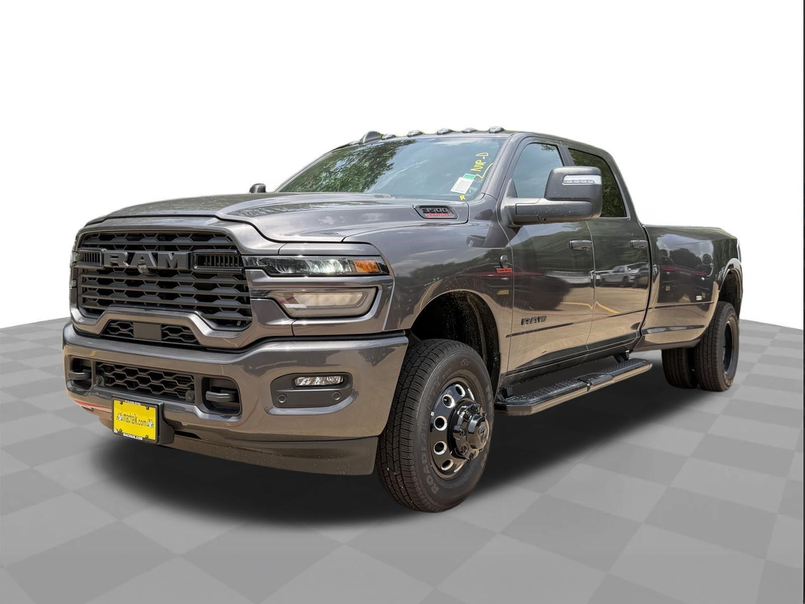 Gray (Granite Crystal Metallic Clearcoat) 2026 RAM 3500 Pickup Truck Four-Wheel Drive 8-Speed Automatic