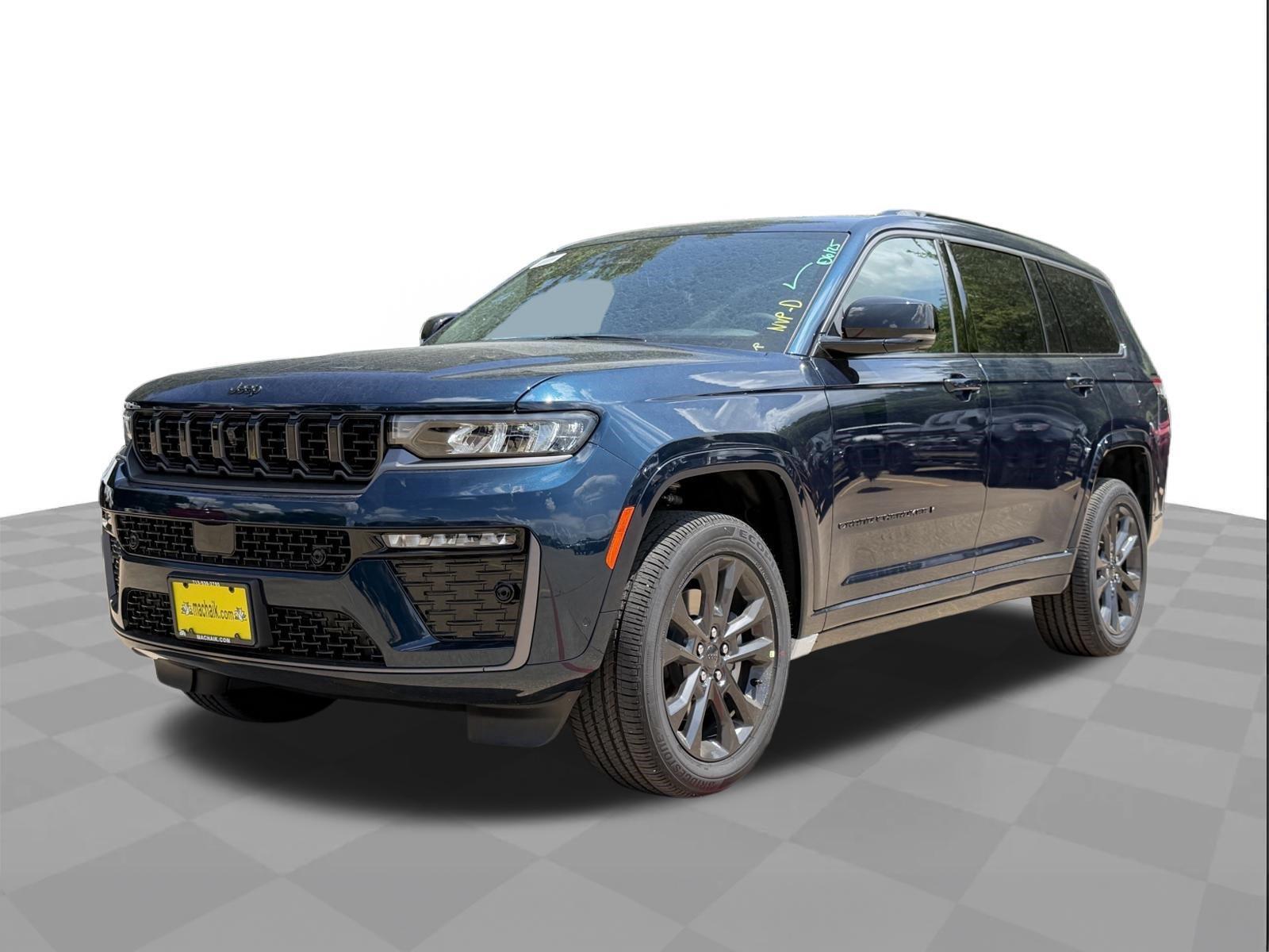 Fathom Blue Pearlcoat 2026 Jeep Grand Cherokee L SUV / Crossover Four-Wheel Drive 8-Speed Automatic