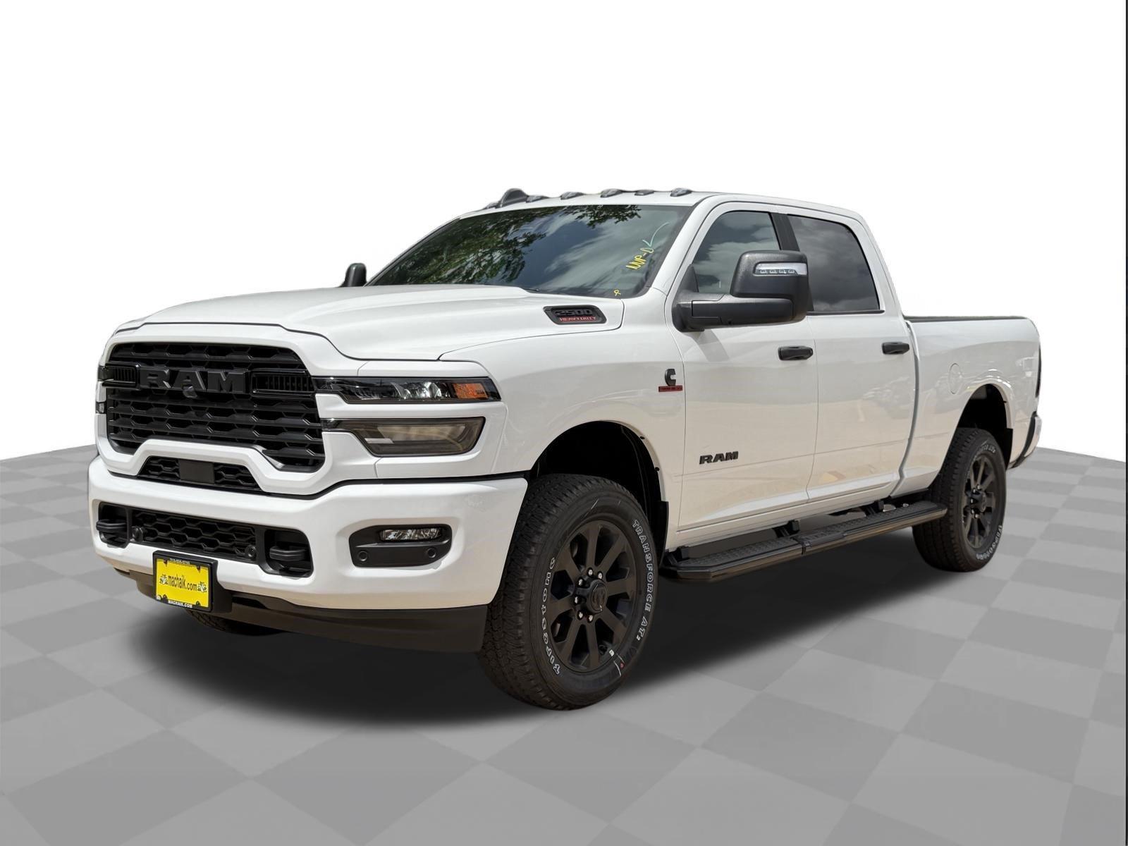 Bright White Clearcoat 2026 RAM 2500 Pickup Truck Four-Wheel Drive 8-Speed Automatic