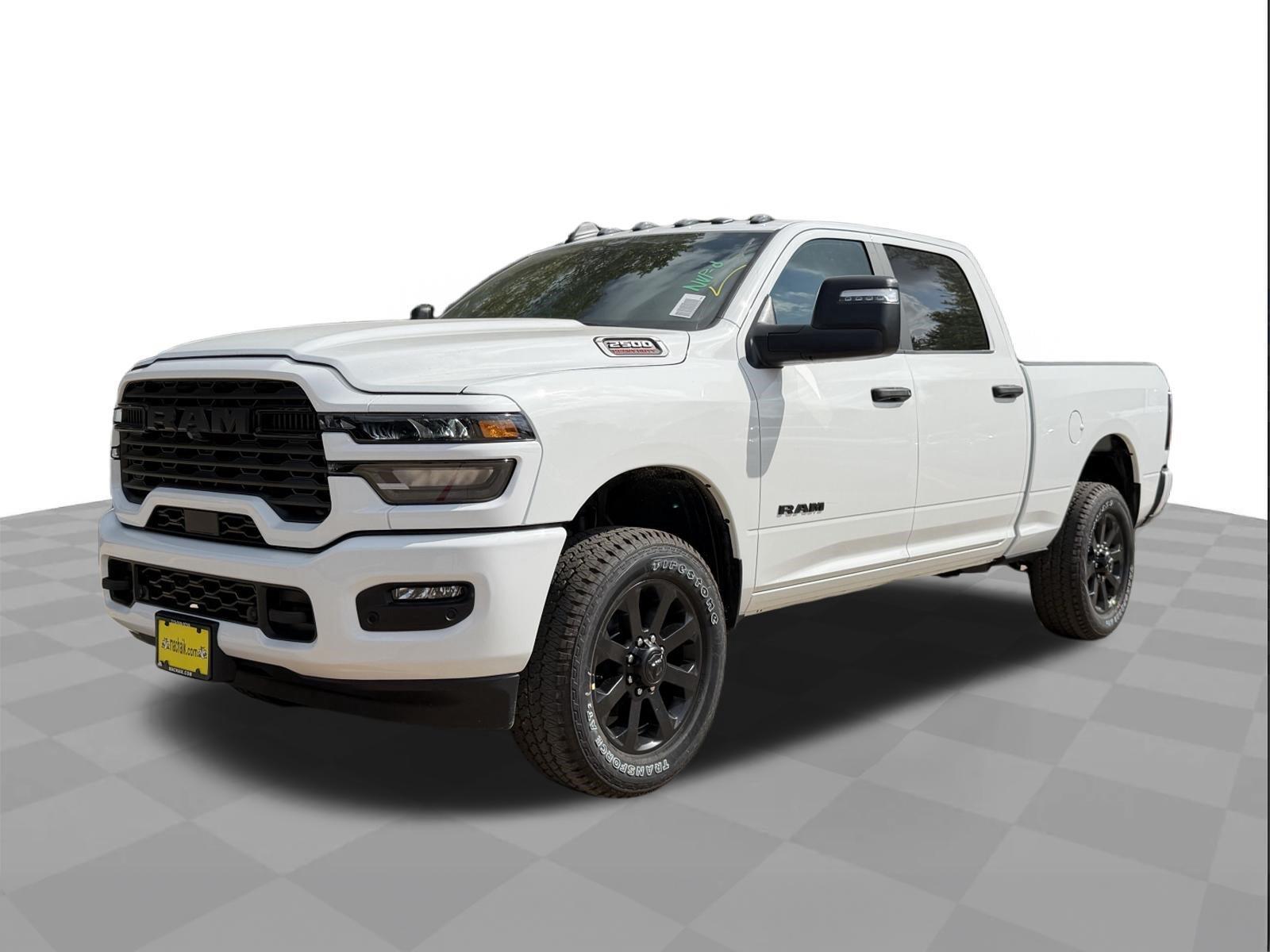 Bright White Clearcoat 2026 RAM 2500 Pickup Truck Four-Wheel Drive 8-Speed Automatic