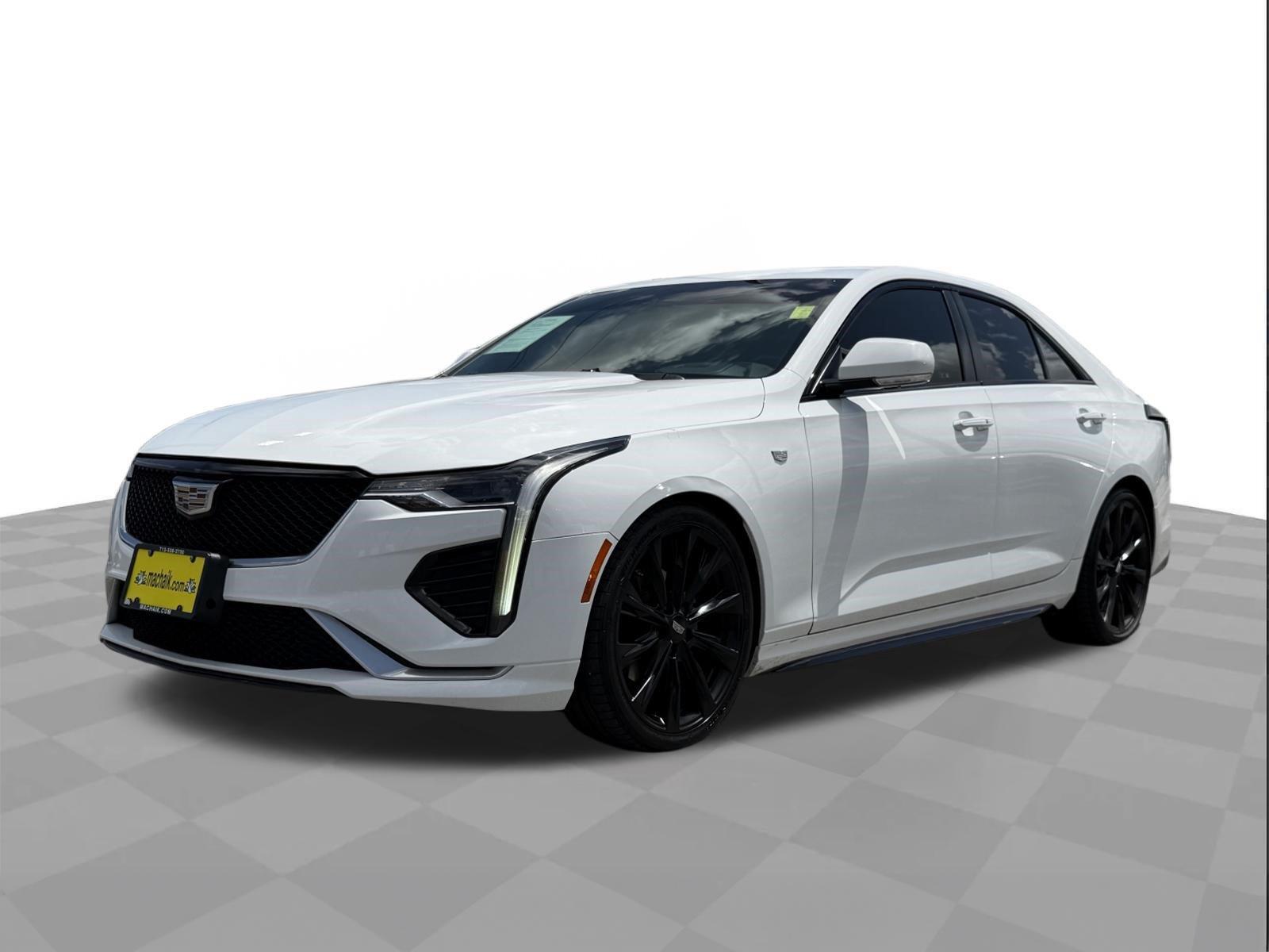Summit White 2021 Cadillac CT4 Sedan All-Wheel Drive 8-Speed Automatic