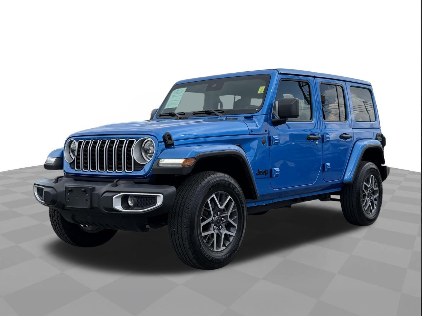 Hydro Blue Pearlcoat 2025 Jeep Wrangler SUV / Crossover Four-Wheel Drive 8-Speed Automatic