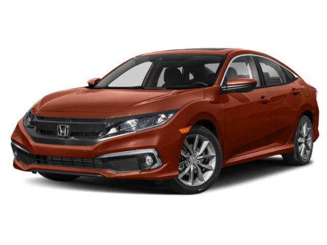 Lunar Silver Metallic 2020 Honda Civic Sedan Front-Wheel Drive Continuously Variable Transmission