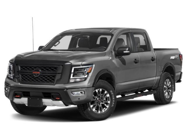 Super Black 2021 Nissan Titan Pickup Truck Four-Wheel Drive Automatic