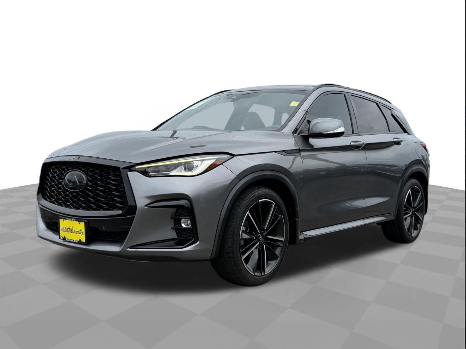 Gray (Graphite Shadow) 2023 INFINITI QX50 SUV / Crossover Front-Wheel Drive Continuously Variable Transmission