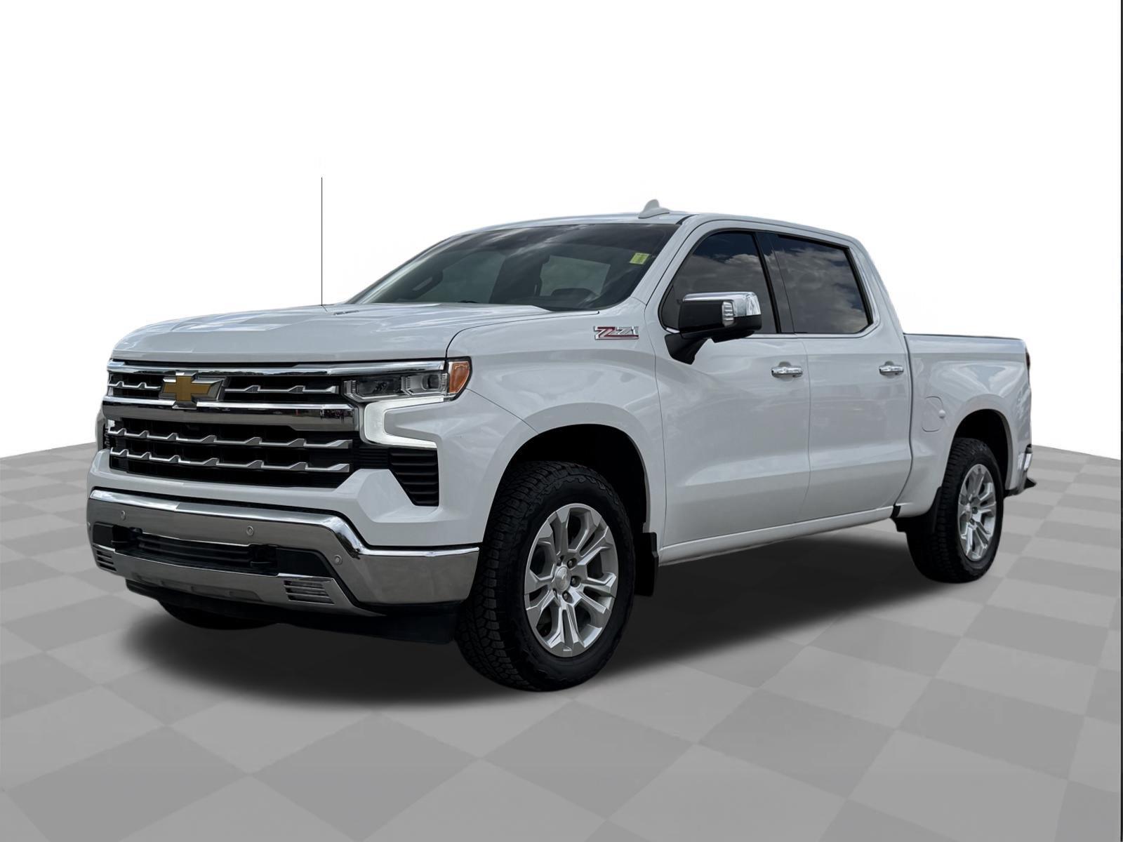 Summit White 2024 Chevrolet Silverado 1500 Pickup Truck Four-Wheel Drive Automatic
