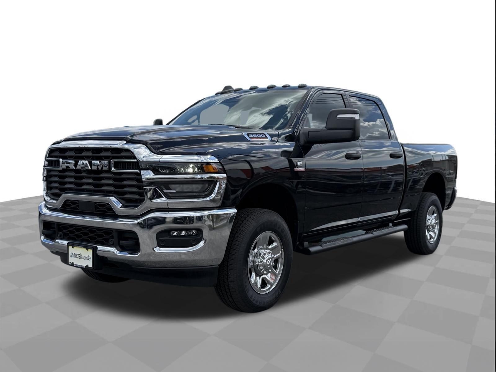 Diamond Black Crystal Pearlcoat 2025 RAM 2500 Pickup Truck Four-Wheel Drive 8-Speed Automatic