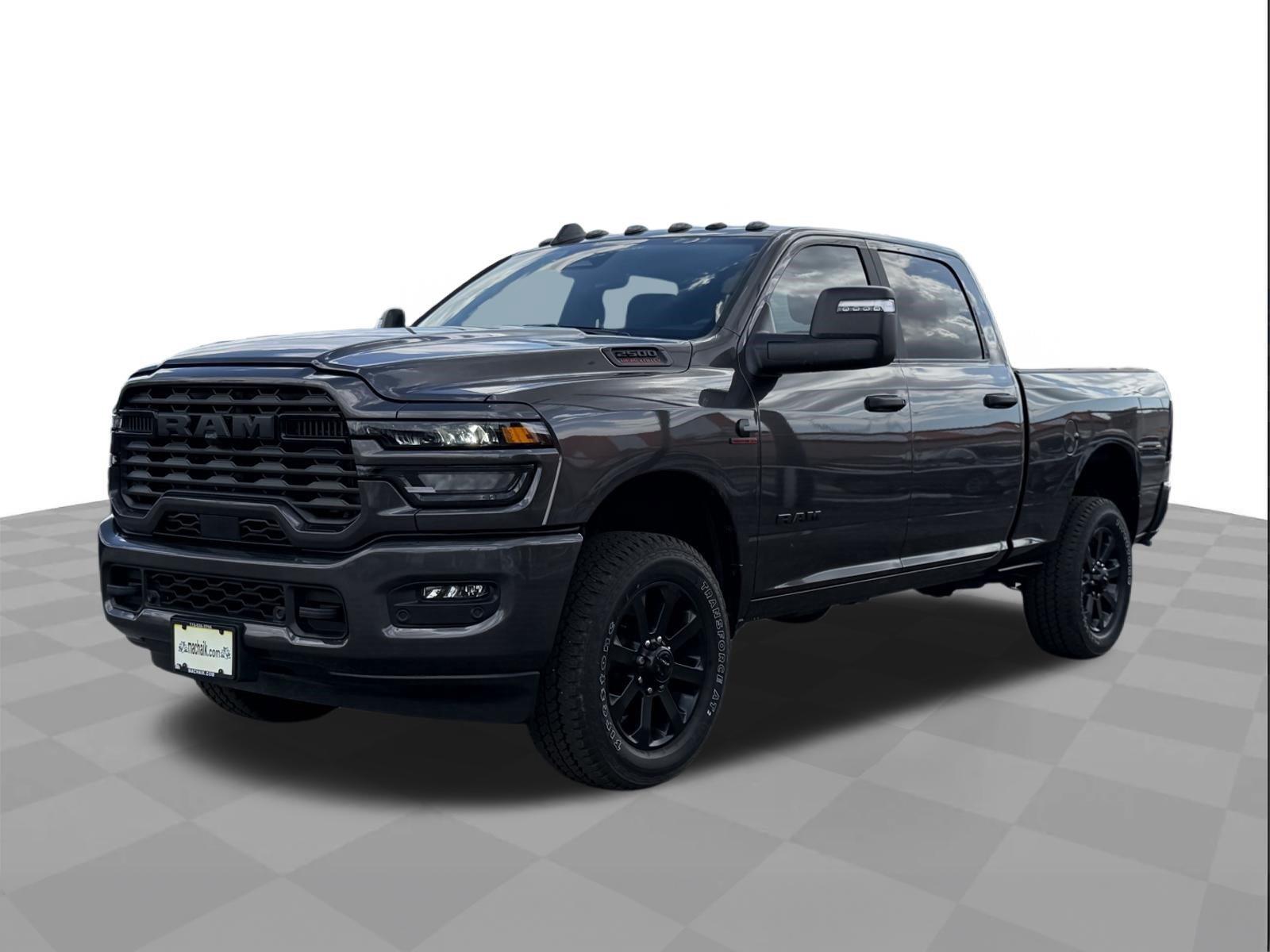 Gray (Granite Crystal Metallic Clearcoat) 2025 RAM 2500 Pickup Truck Four-Wheel Drive 8-Speed Automatic