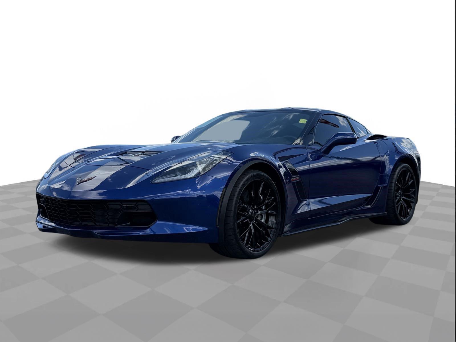 Admiral Blue Metallic 2018 Chevrolet Corvette Coupe Rear-Wheel Drive 8-Speed Automatic