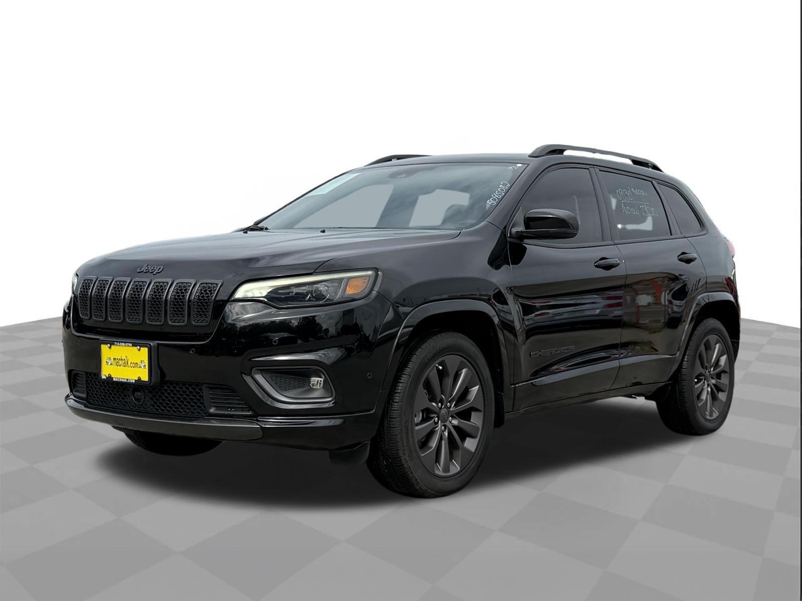 Diamond Black Crystal Pearlcoat 2020 Jeep Cherokee SUV / Crossover Four-Wheel Drive 9-Speed Automatic