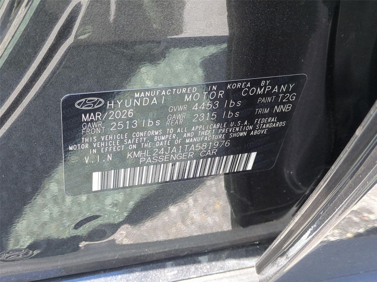 New 2026 Portofino Gray Hyundai SE image 38