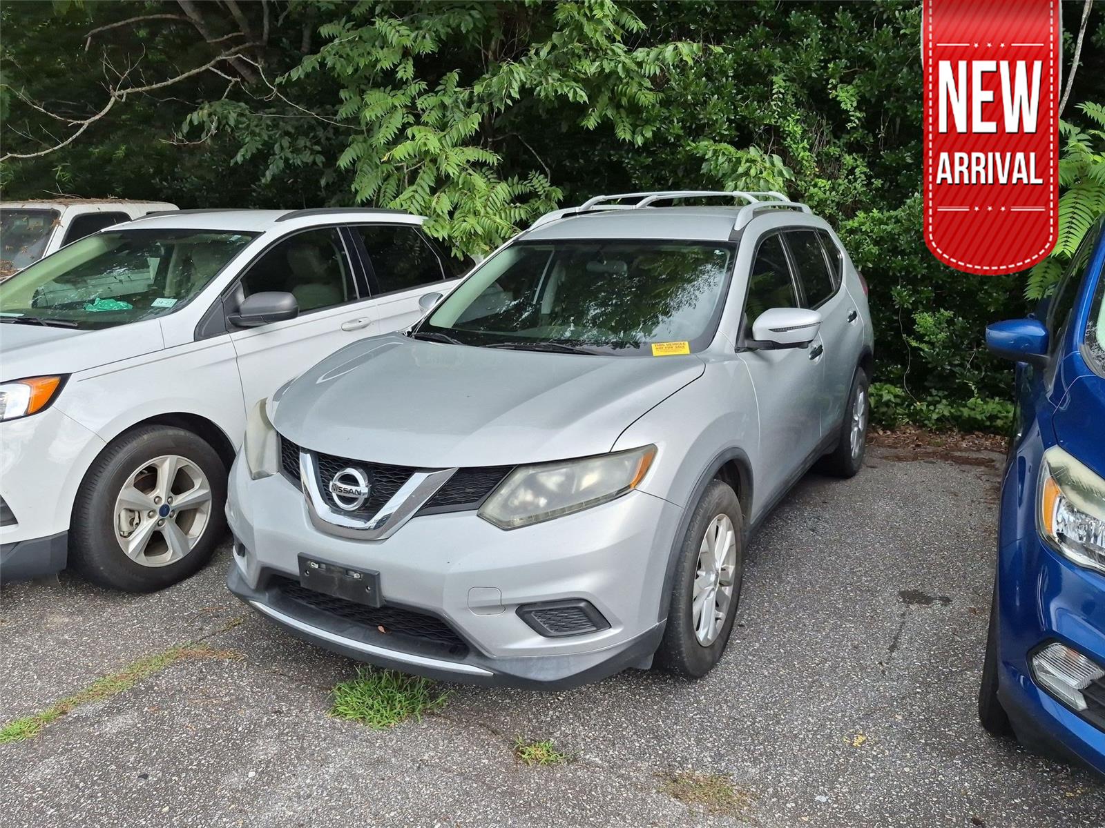 Brilliant Silver 2016 Nissan Rogue SUV / Crossover Front-Wheel Drive Continuously Variable Transmission
