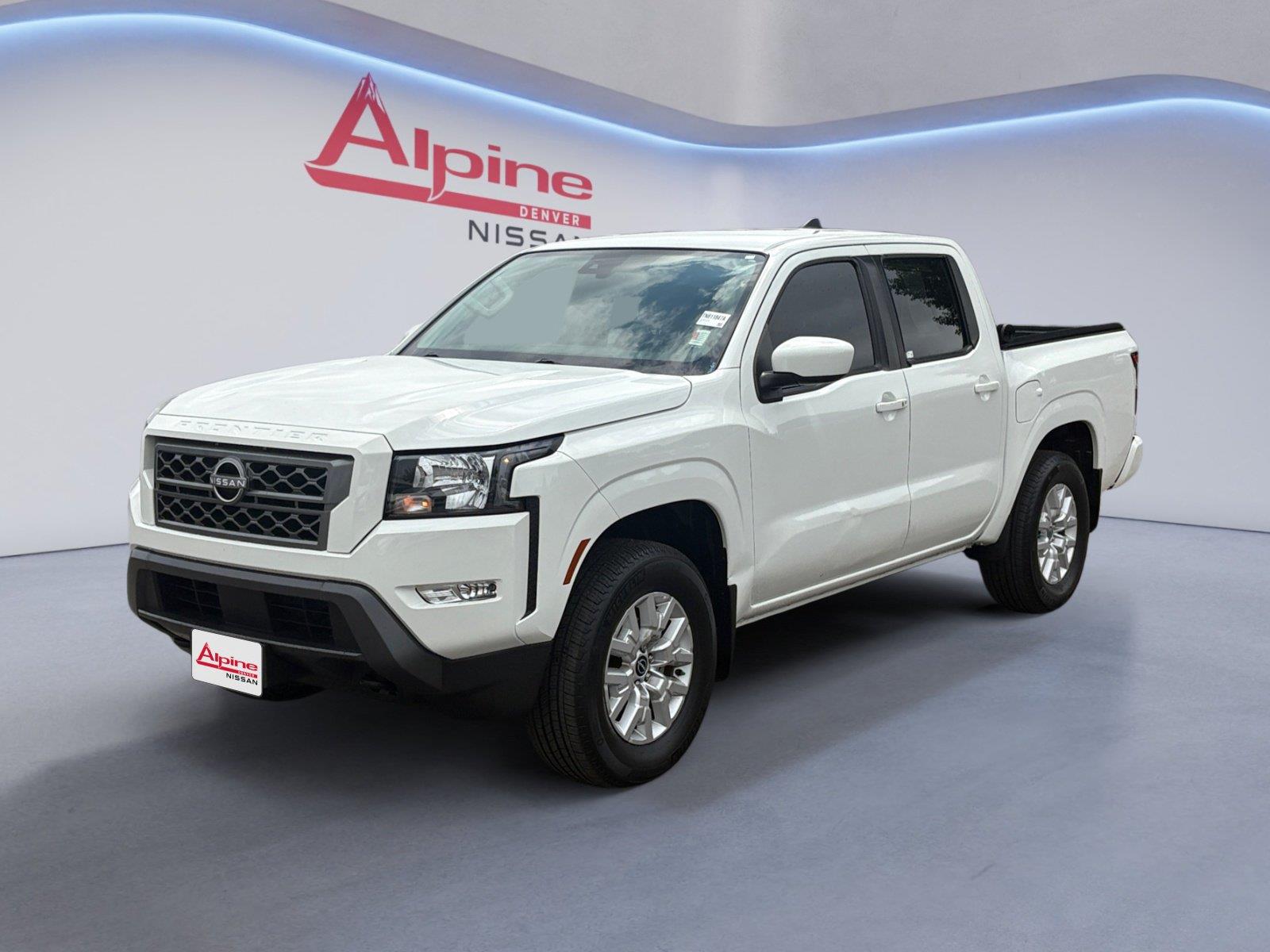 Glacier White 2024 Nissan Frontier Pickup Truck Four-Wheel Drive Automatic