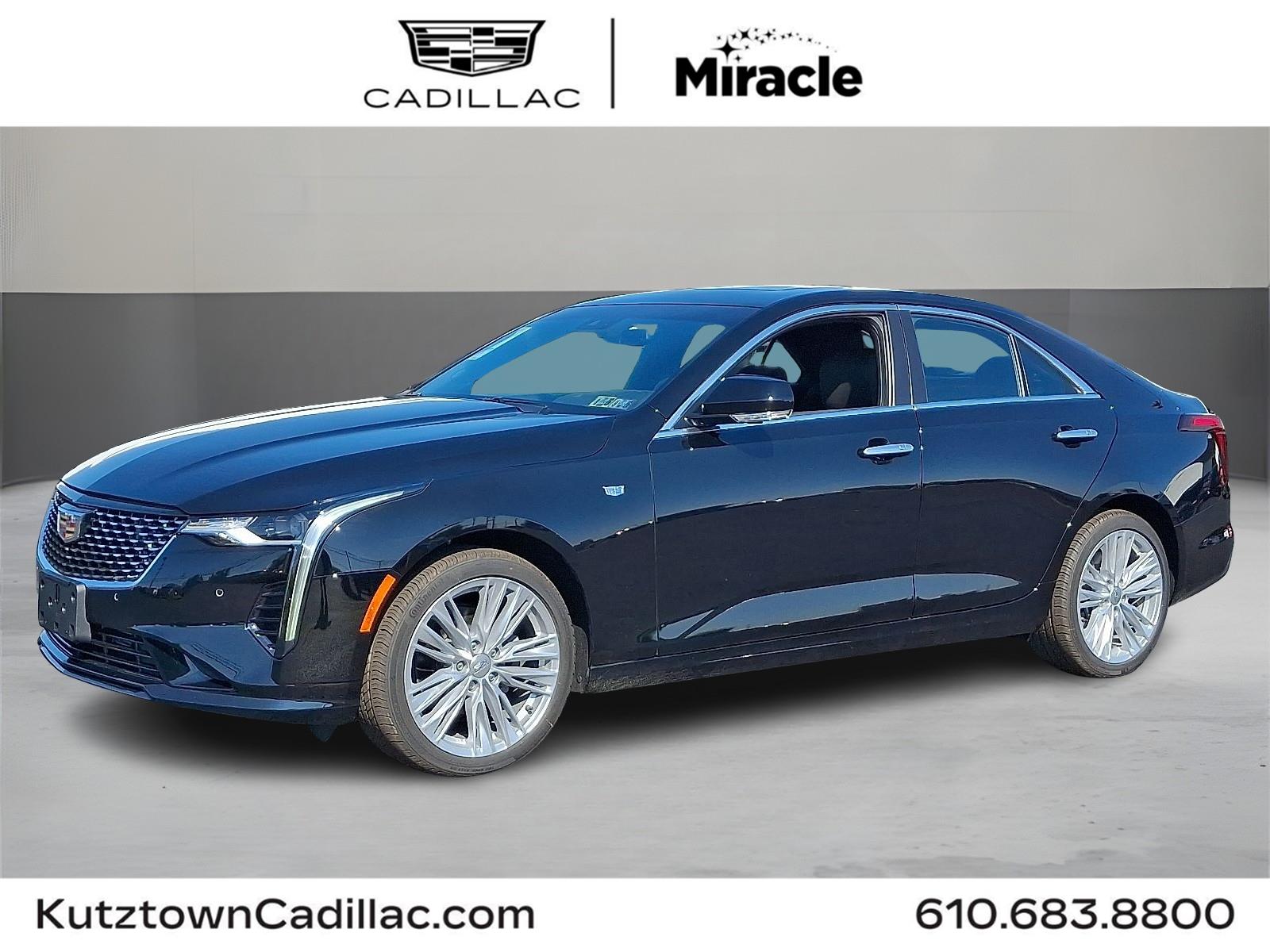Black Raven 2025 Cadillac CT4 Premium Luxury AWD Sedan All-Wheel Drive 8-Speed Automatic