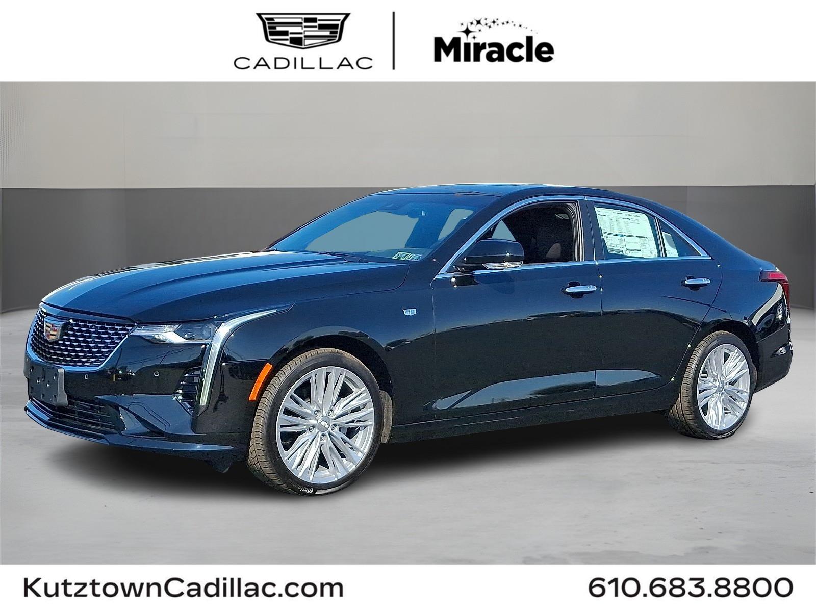 Black Raven 2025 Cadillac CT4 Premium Luxury AWD Sedan All-Wheel Drive 8-Speed Automatic