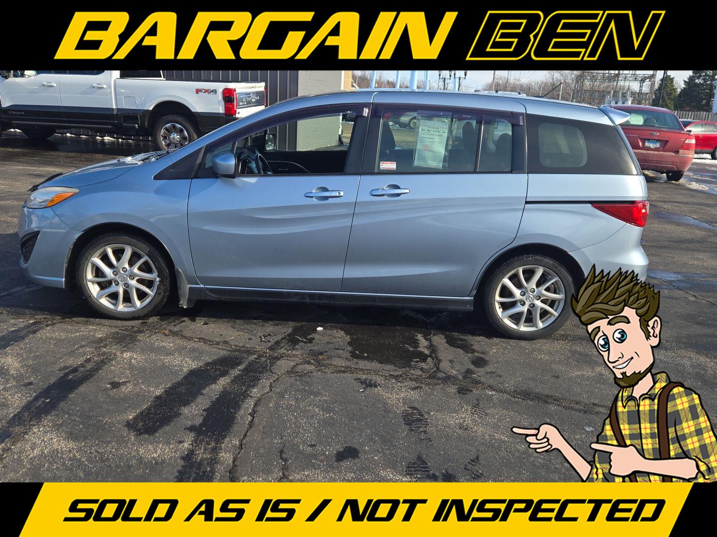 Clear Water Blue 2012 Mazda MAZDA5 Touring Minivan Front-Wheel Drive Automatic