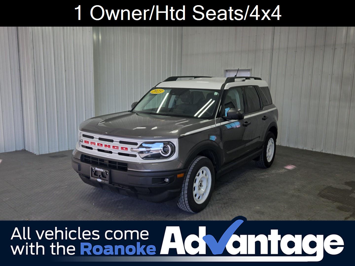 Carbonized Gray 2023 Ford Bronco Sport Heritage AWD SUV / Crossover All-Wheel Drive 8-Speed Automatic