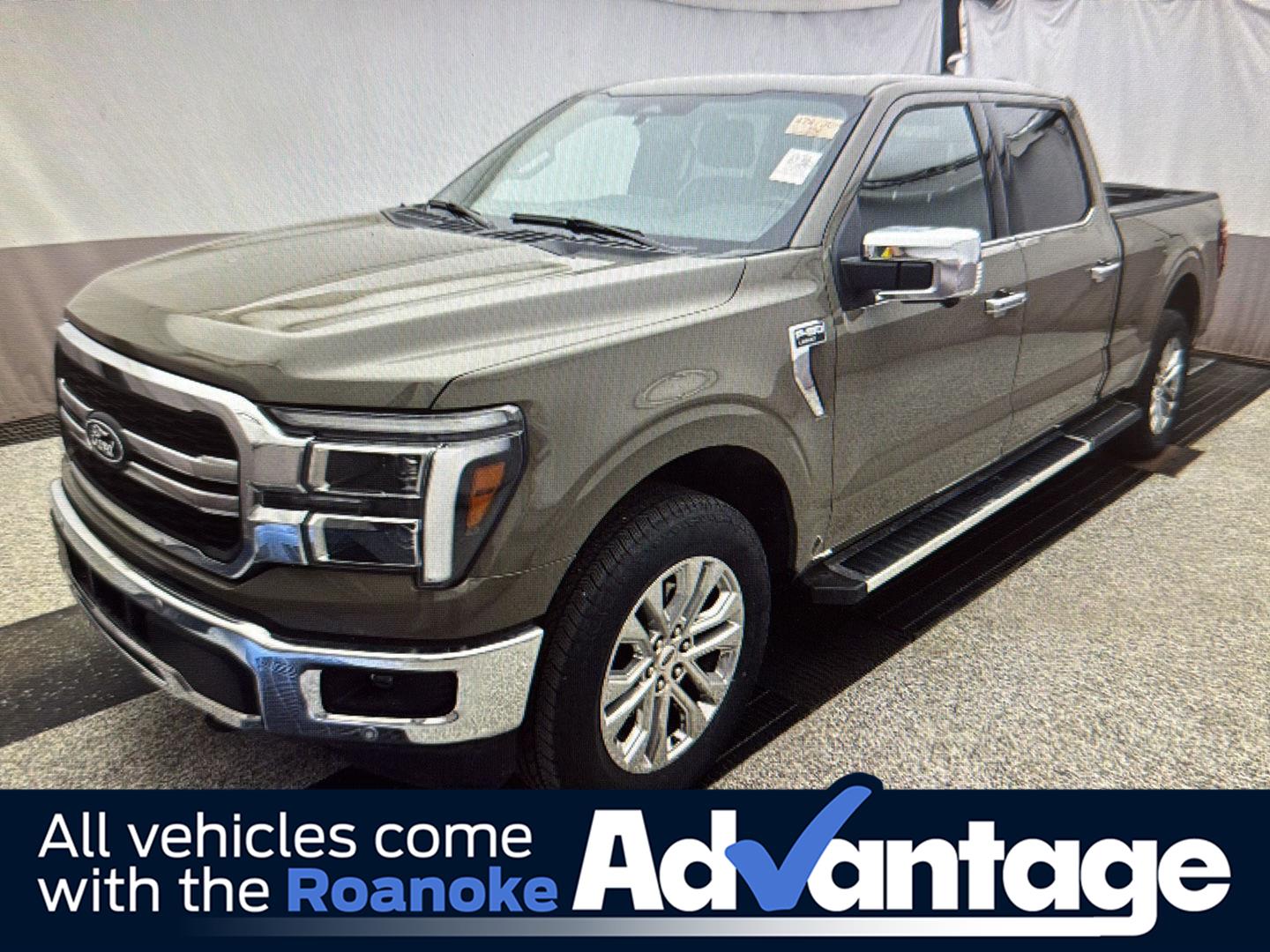 Marsh Gray 2025 Ford F-150 Lariat SuperCrew 4WD Pickup Truck Four-Wheel Drive Automatic