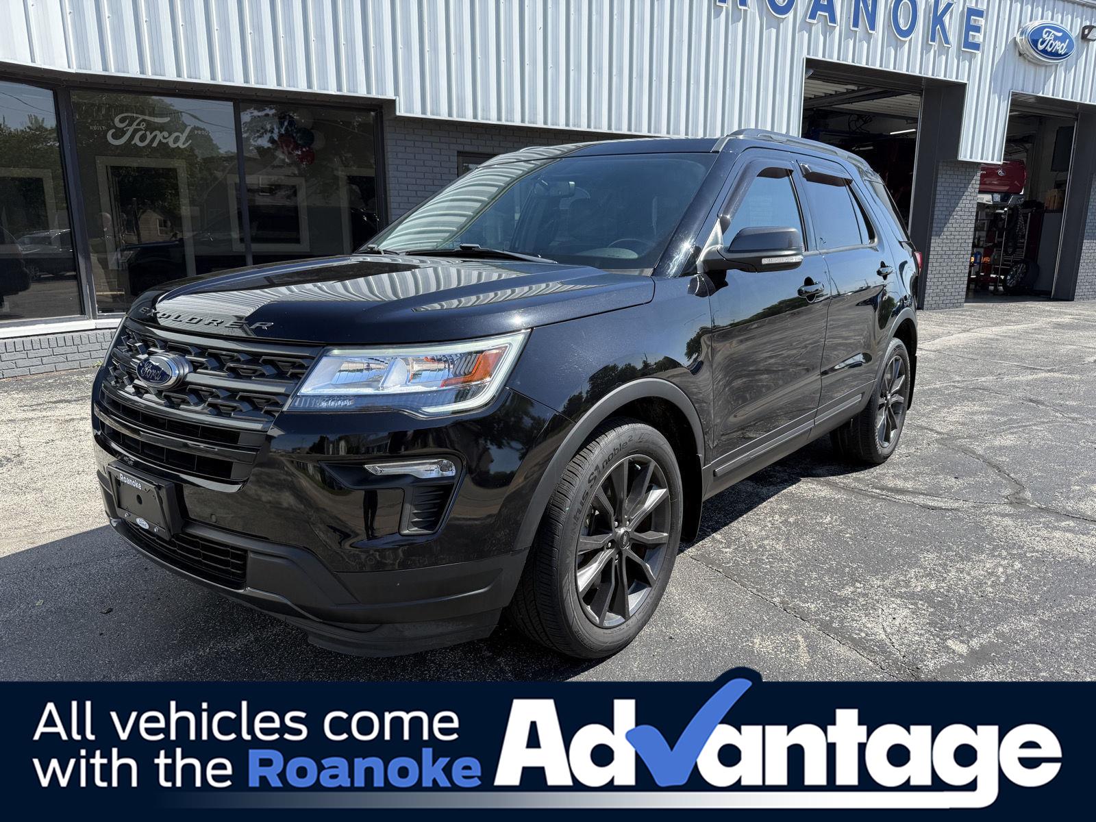 Agate Black 2019 Ford Explorer XLT AWD SUV / Crossover All-Wheel Drive 6-Speed Automatic