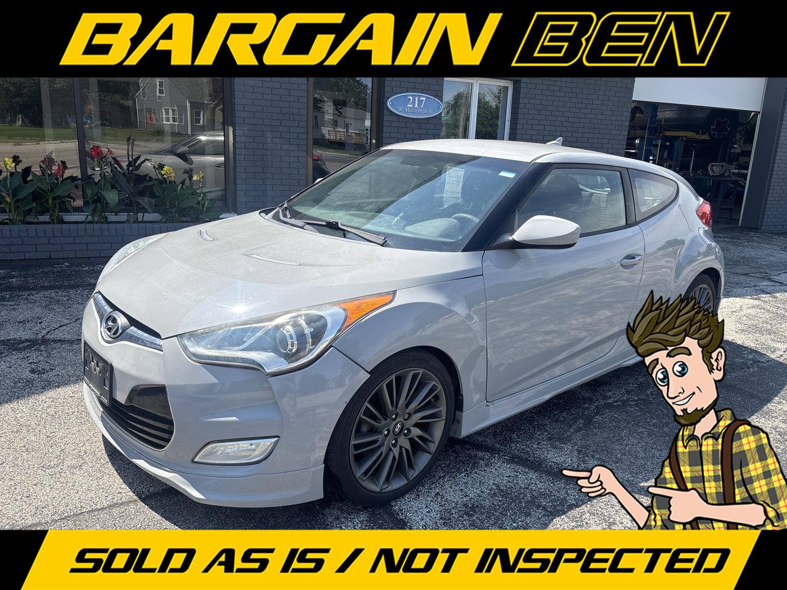 Sprint Gray 2013 Hyundai Veloster Coupe Front-Wheel Drive Automatic