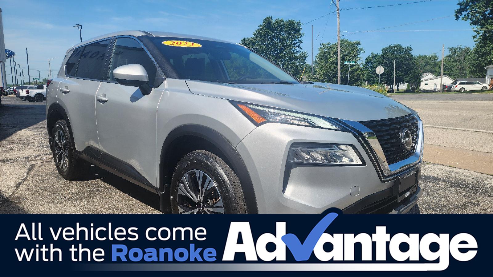 Brilliant Silver Metallic 2023 Nissan Rogue SUV / Crossover All-Wheel Drive Continuously Variable Transmission