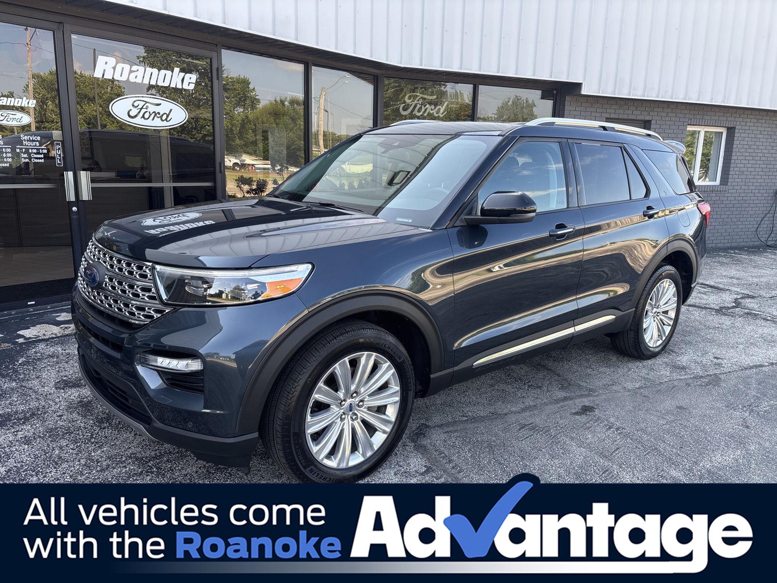 Stone Blue 2024 Ford Explorer SUV / Crossover All-Wheel Drive Automatic