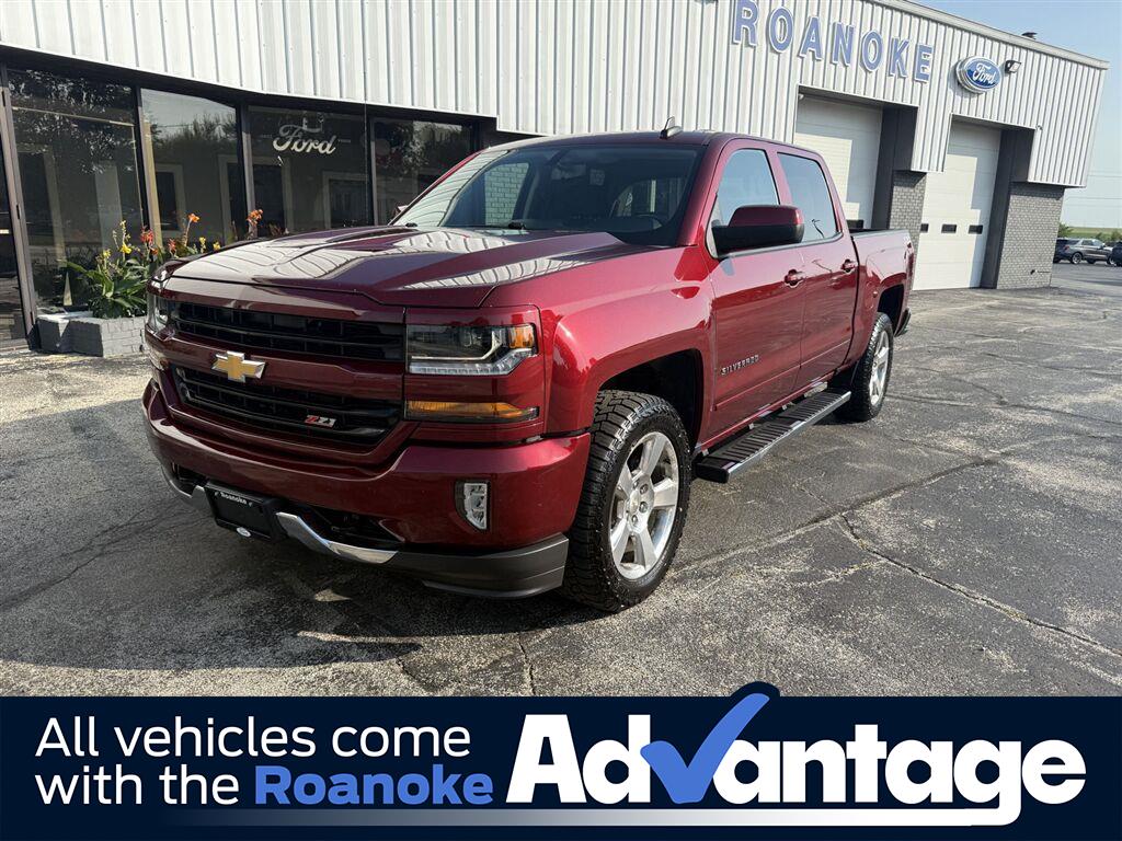 Siren Red Tintcoat 2017 Chevrolet Silverado 1500 Pickup Truck Four-Wheel Drive 6-Speed Automatic