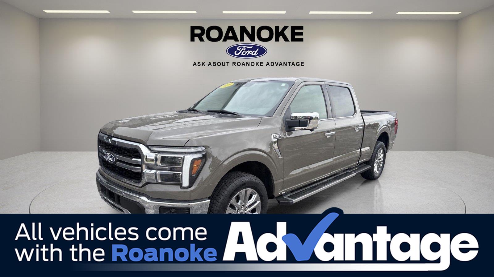 Marsh Gray 2025 Ford F-150 Pickup Truck Four-Wheel Drive Automatic