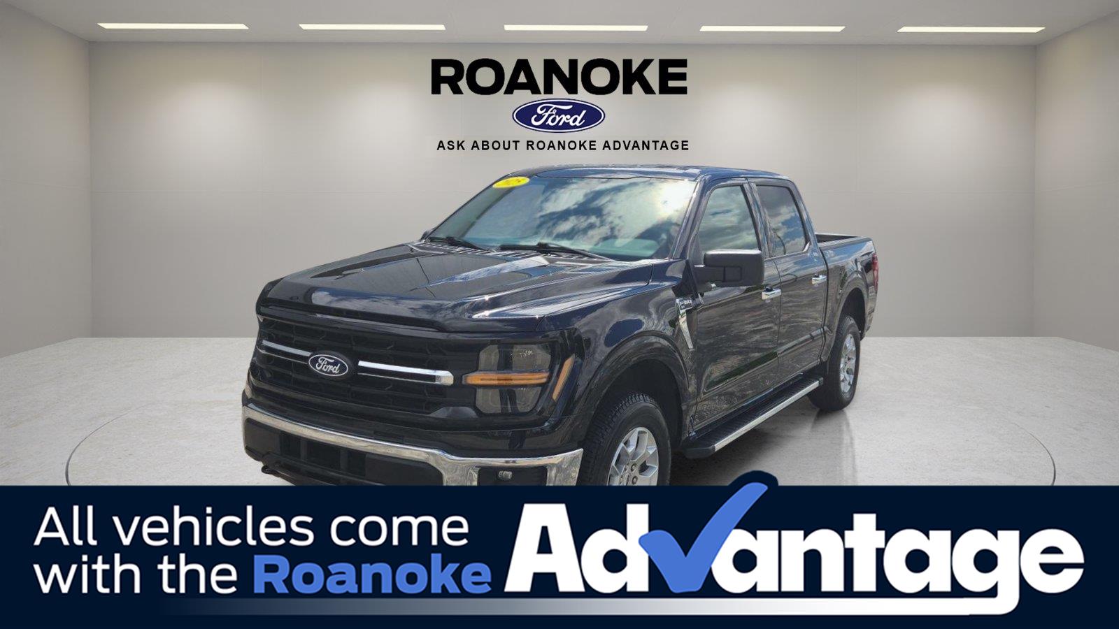 Agate Black 2025 Ford F-150 Pickup Truck Four-Wheel Drive Automatic