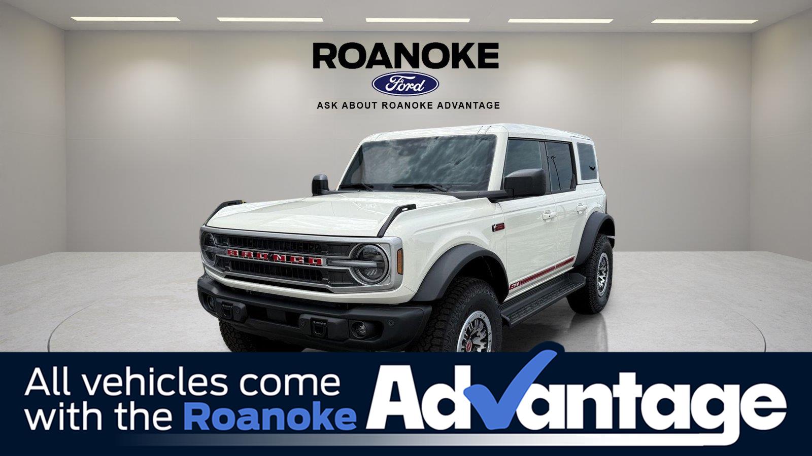 Wimbledon White 2026 Ford Bronco SUV / Crossover Four-Wheel Drive Automatic