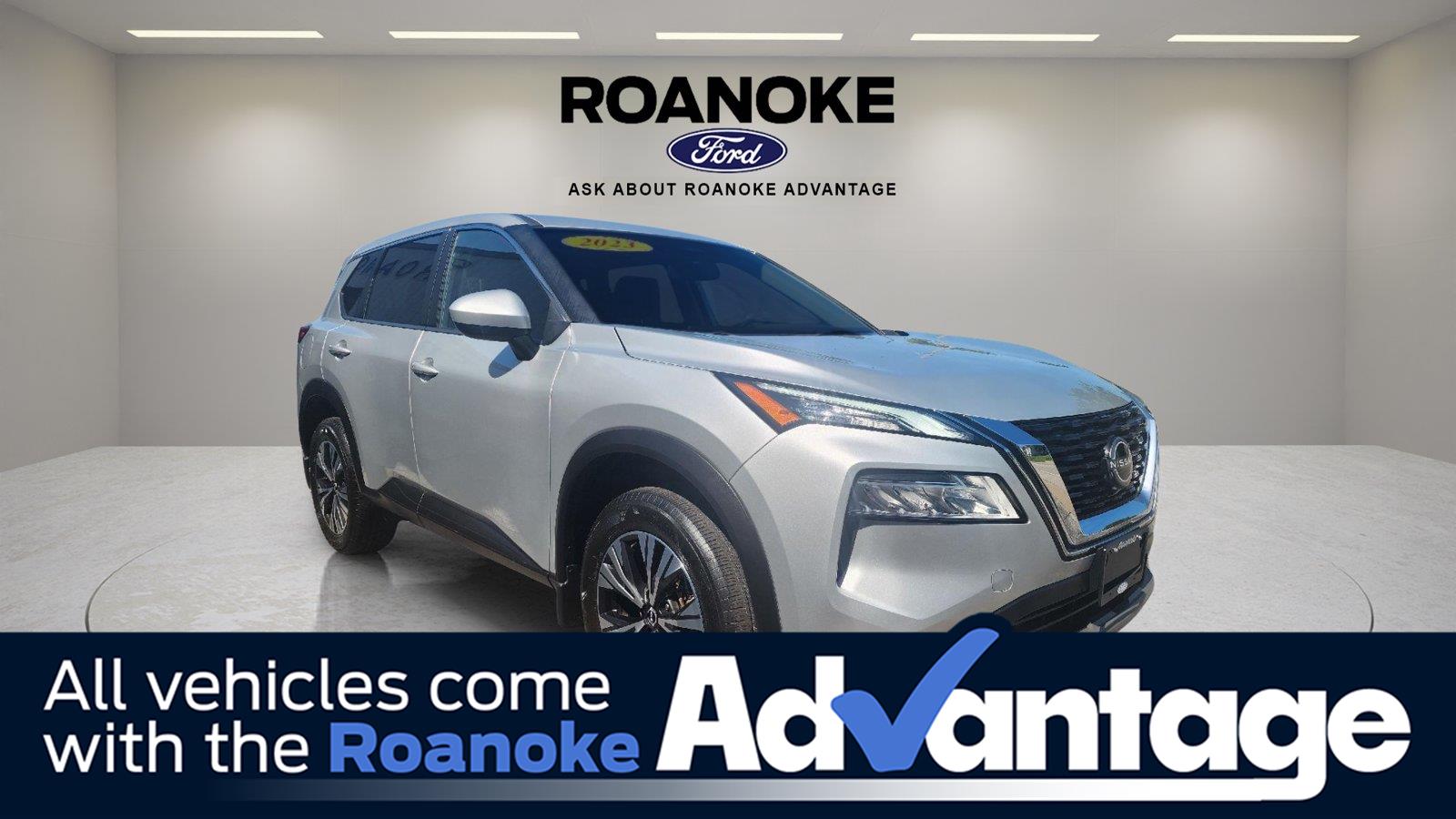 Brilliant Silver Metallic 2023 Nissan Rogue SUV / Crossover All-Wheel Drive Continuously Variable Transmission