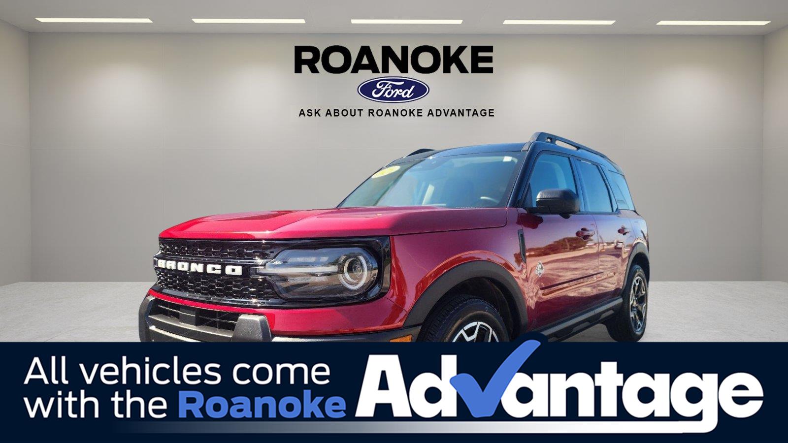 Ruby Red Metallic Tinted Clearcoat 2025 Ford Bronco Sport SUV / Crossover All-Wheel Drive 8-Speed Automatic