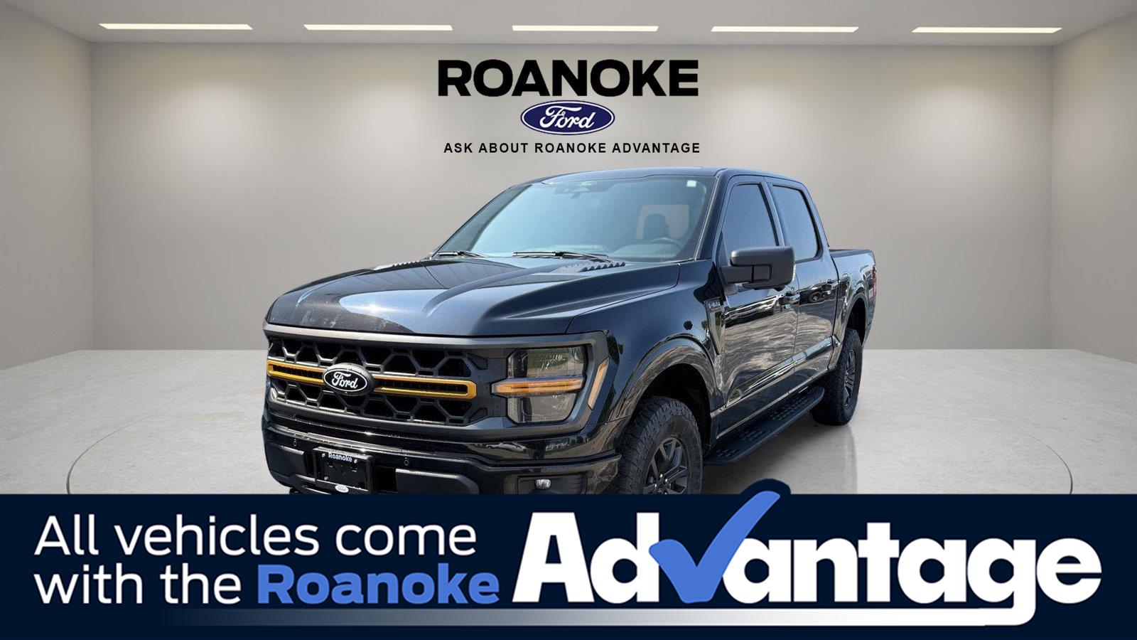 Agate Black 2025 Ford F-150 Pickup Truck Four-Wheel Drive Automatic