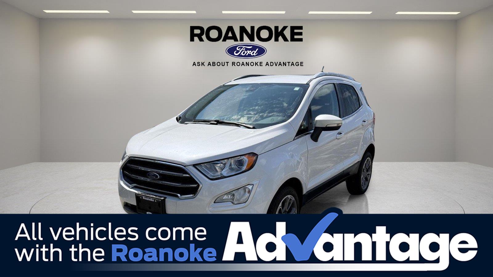 White Platinum Metallic Tri-Coat 2020 Ford EcoSport SUV / Crossover All-Wheel Drive 6-Speed Automatic