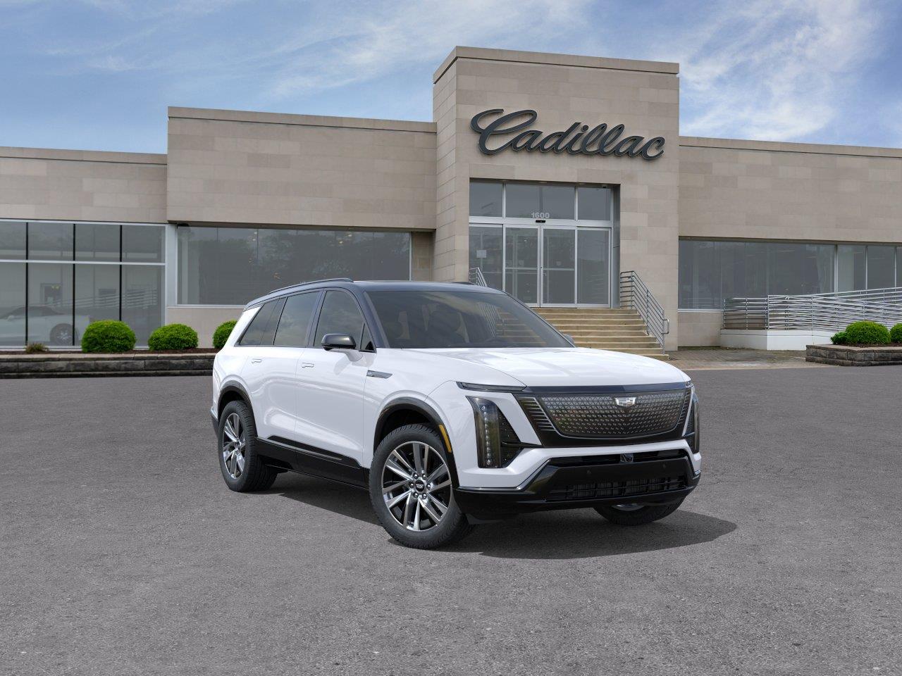 Vibrant White Tricoat 2027 Cadillac VISTIQ SUV / Crossover All-Wheel Drive Automatic