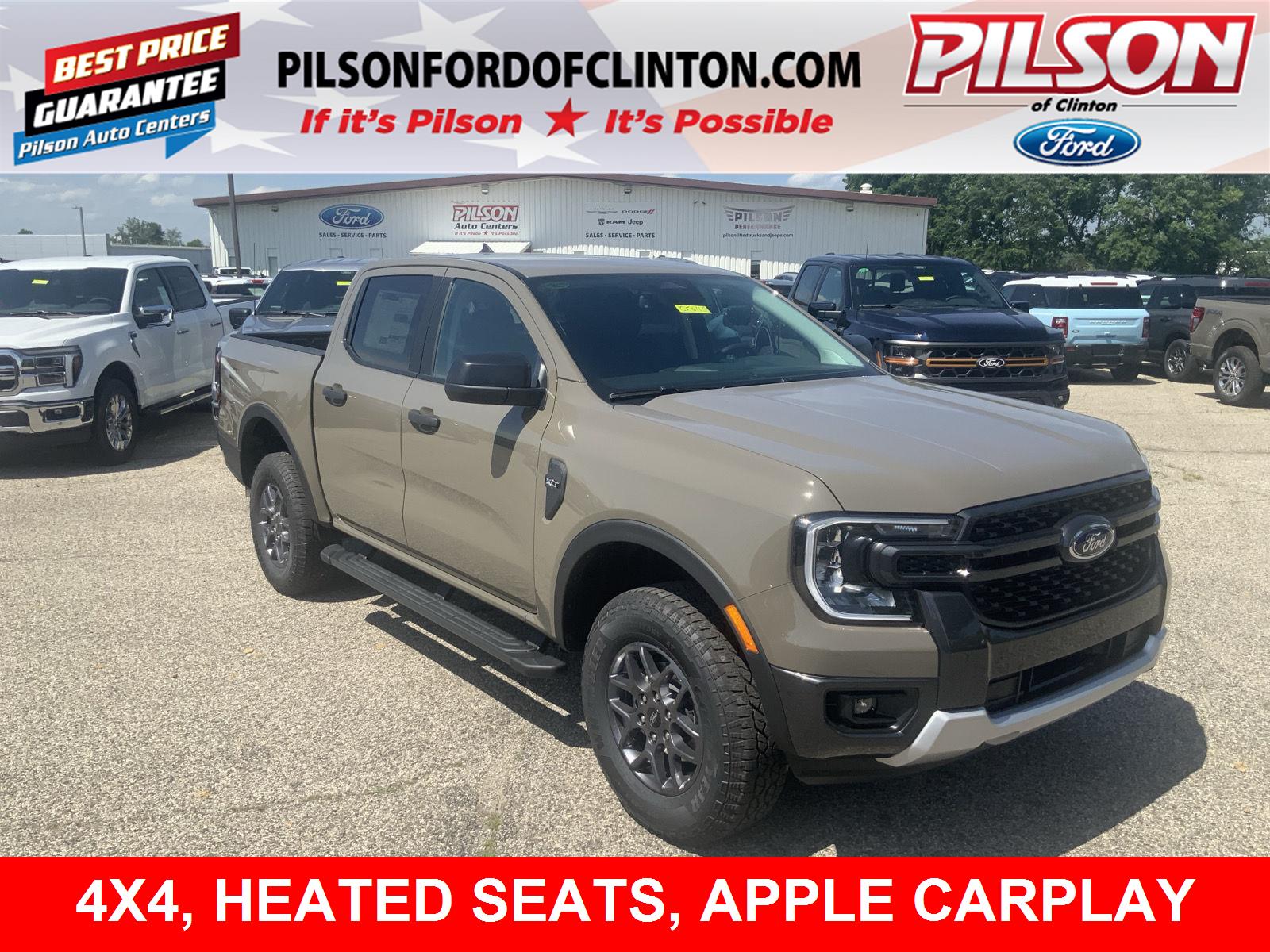 Marsh Gray 2026 Ford Ranger Pickup Truck Four-Wheel Drive Automatic
