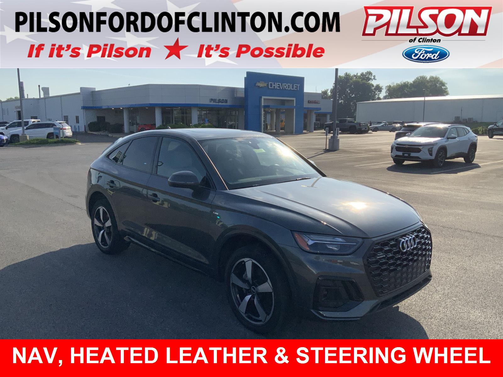 Daytona Gray Pearl Effect 2022 Audi Q5 Sportback Sedan All-Wheel Drive Automatic