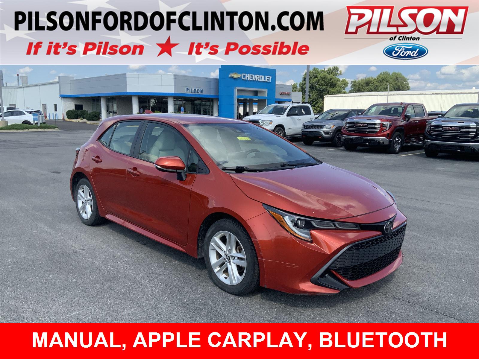 Smoked Paprika Metallic 2019 Toyota Corolla Hatchback Hatchback Front-Wheel Drive 6-Speed Manual