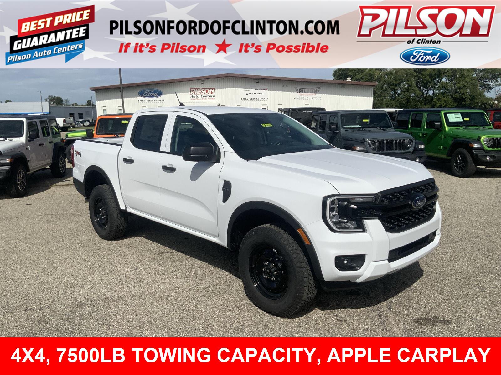 Oxford White 2026 Ford Ranger Pickup Truck Four-Wheel Drive Automatic