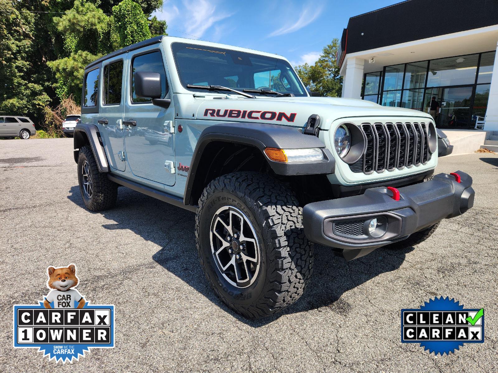 Earl Clearcoat 2024 Jeep Wrangler Rubicon 4-Door 4WD SUV / Crossover Four-Wheel Drive 8-Speed Automatic