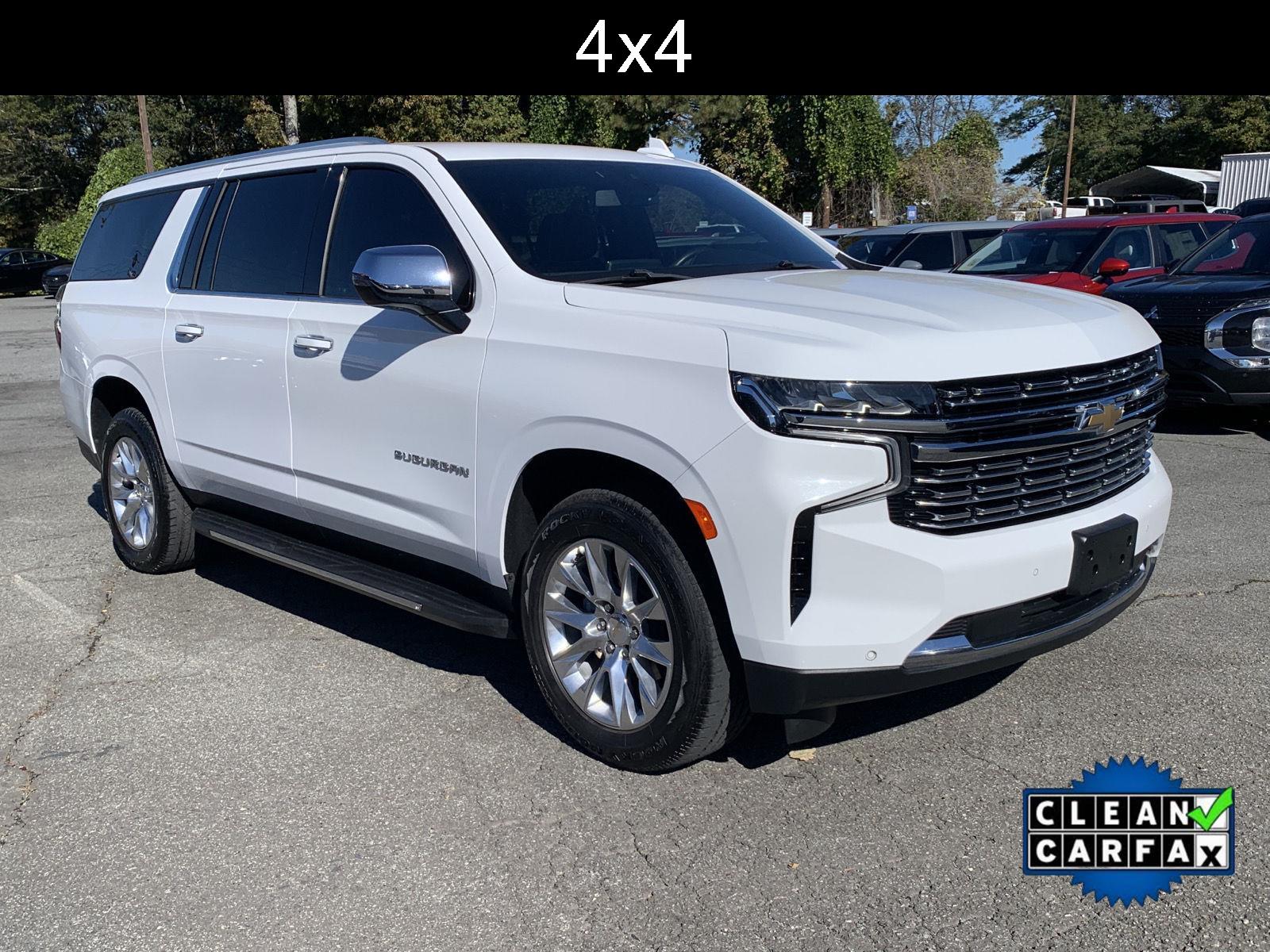 Summit White 2022 Chevrolet Suburban Premier 4WD SUV / Crossover Four-Wheel Drive Automatic