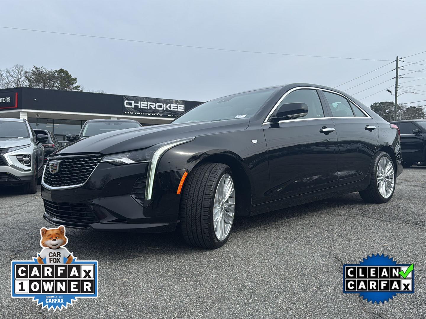 Black Raven 2024 Cadillac CT4 Premium Luxury AWD Sedan All-Wheel Drive 8-Speed Automatic