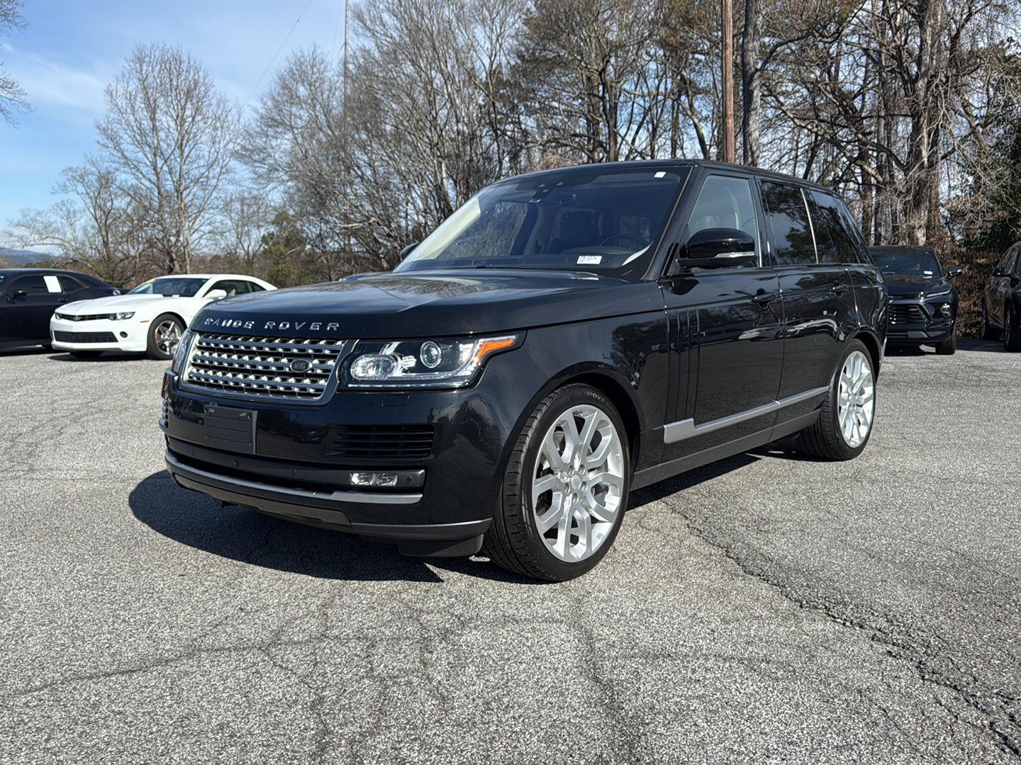 Santorini Black 2017 Land Rover Range Rover V8 Supercharged 4WD SUV / Crossover All-Wheel Drive Automatic