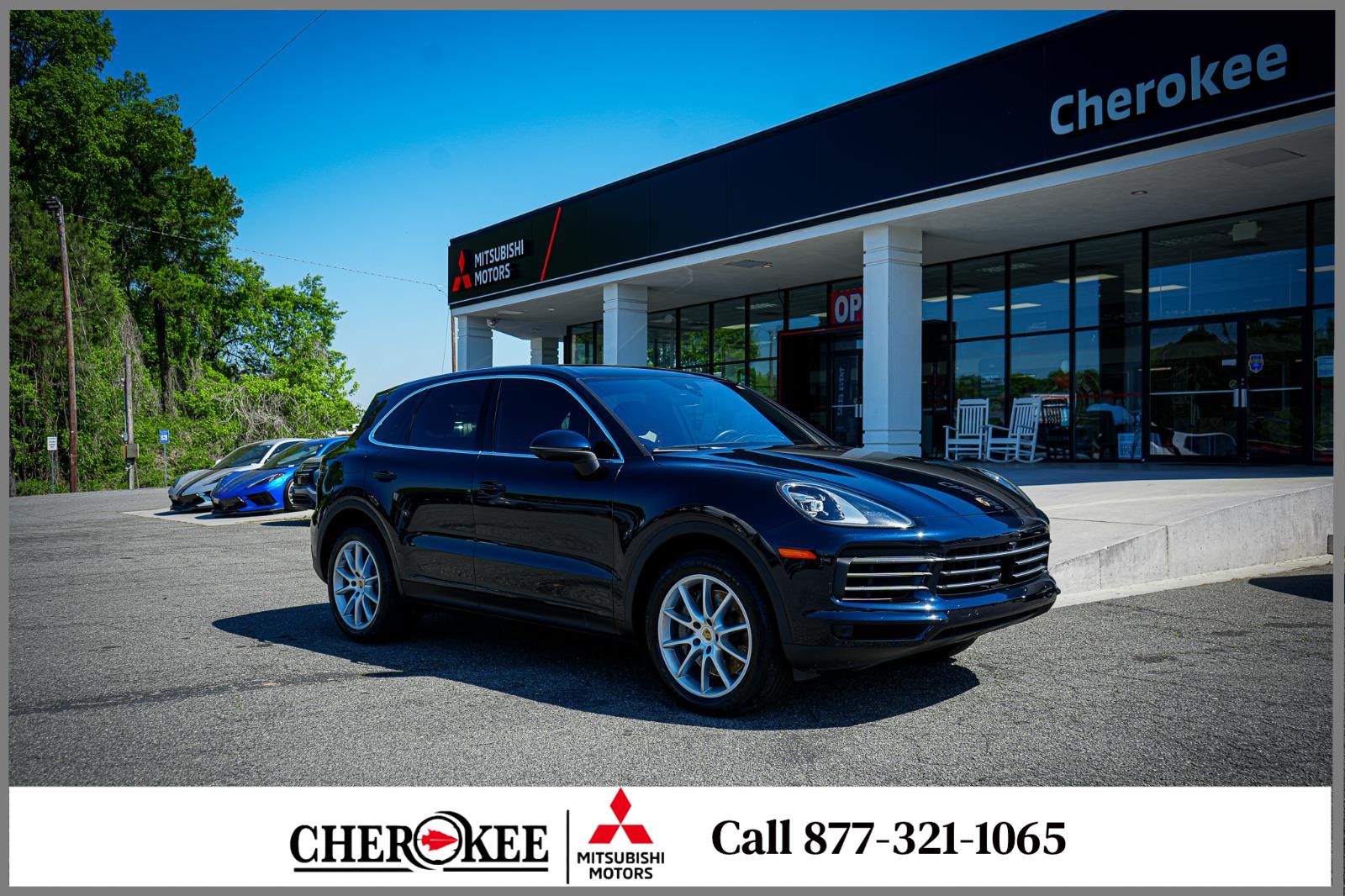 Moonlight Blue Metallic 2021 Porsche Cayenne SUV / Crossover All-Wheel Drive Automatic