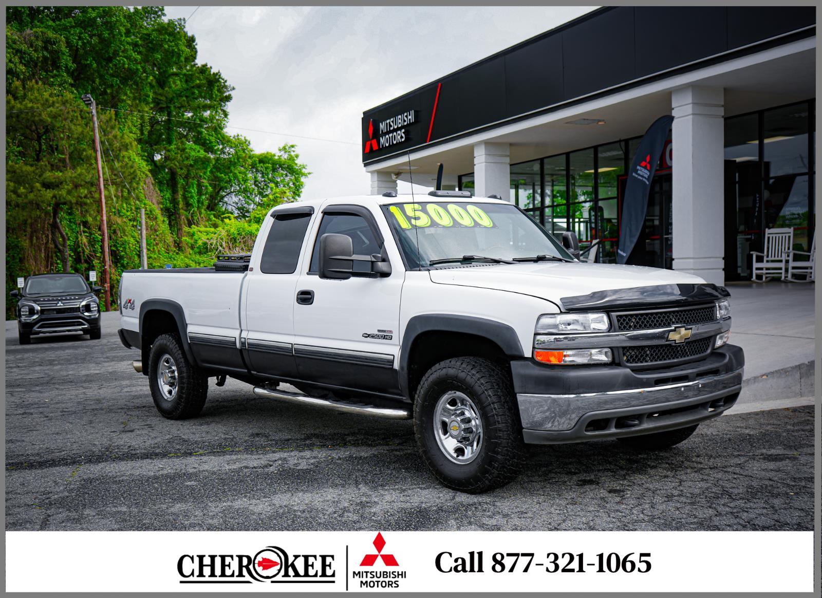 Summit White 2001 Chevrolet Silverado 2500HD LS Extended Cab 4WD Pickup Truck Four-Wheel Drive 5-Speed Automatic
